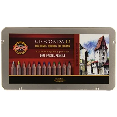 Afbeelding van Pastelpotlood Koh I Noor gioconda 12 assorti