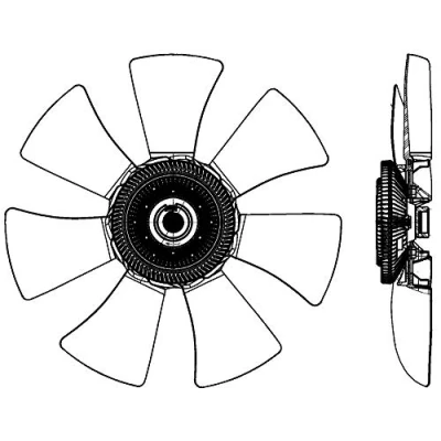 Afbeelding van Mahle Original Ventilatorwiel motorkoeling CFF 491 000P