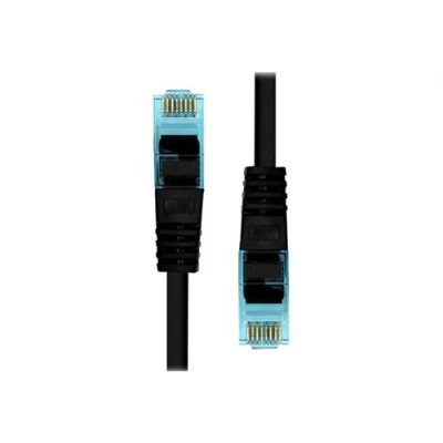 Image de ProXtend Cordon de raccordement RJ 45 (M) pour 2 m 6 mm UTP CAT 6a IEEE 802.3at sans halogène, moulé, crochet, bloqué noir