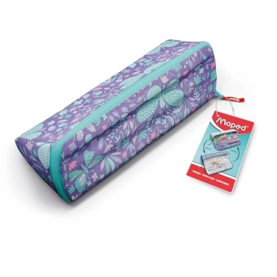 Image de Maped Trousse XXL papillon brillant pastel