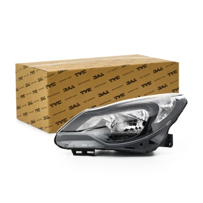 Afbeelding van TYC 20 12630 15 2 Koplampen Links H7, W21/5W, PSY24W, H1 voor rechtsrijdend verkeer Met elektromotor OPEL: Corsa D Hatchback