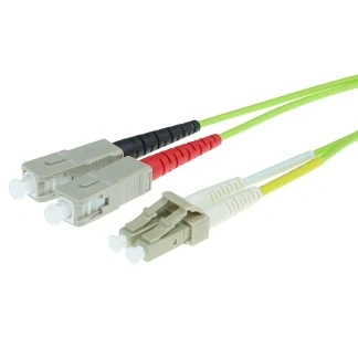 Afbeelding van Glasvezelkabel OM5 LC/SC 0.5 meter (Duplex, 50/125μm)