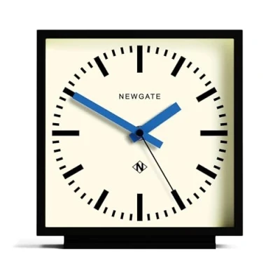 Afbeelding van Newgate Amp Mantel Clock in Black with Blue hands