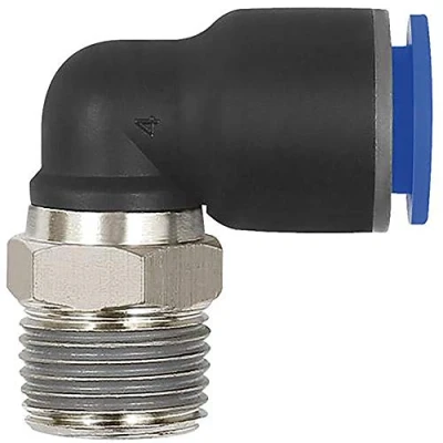 Afbeelding van PERSLUCHT KNIE 8X6MM X 1/8&quot; UITW KUNSTSTOF KLEM