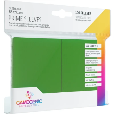 Afbeelding van Gamegenic GGS11019ML Prime Sleeves (100 stuks), groen