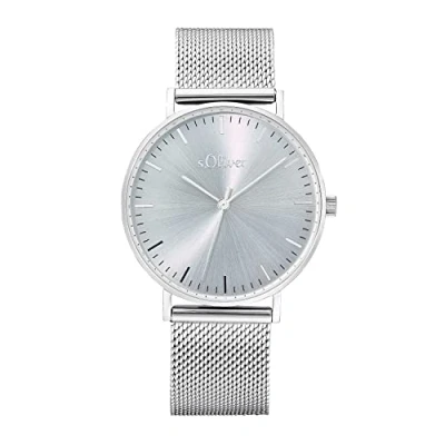 Afbeelding van s.Oliver Horloge, Dames, Maat: 20, Silber