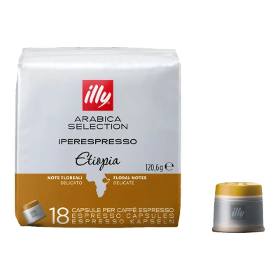 Afbeelding van 25% korting met code illy Iperespresso Arabica Selection Ethiopia 1 stuk 130 g