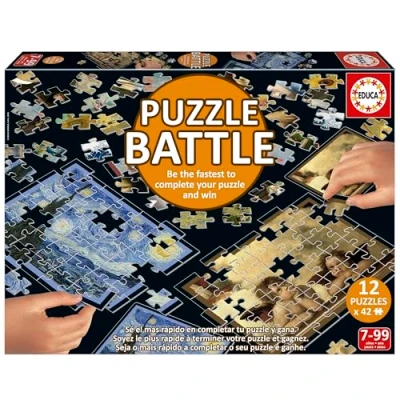 Afbeelding van Educa Puzzel Battle Art vanaf 7 jaar (20122)
