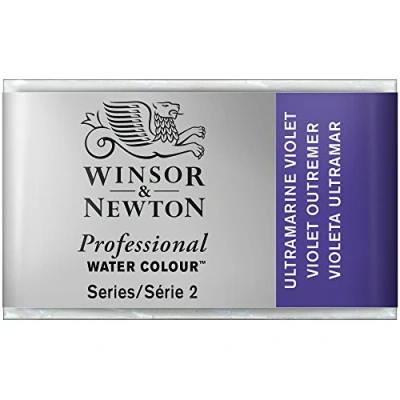 Afbeelding van Winsor &amp; Newton Professionele aquarelverf Aquarelverf, hoge helderheid, lichtecht, archiefkwaliteit, emmer, kleur ultramarijn paars