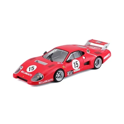 Afbeelding van Bburago Ferrari LaFerrari: hoogwaardige miniatuurauto in schaal 1:43, Signature editie, harde schaal, 10 cm, rood (18 36902), verschillende kleuren