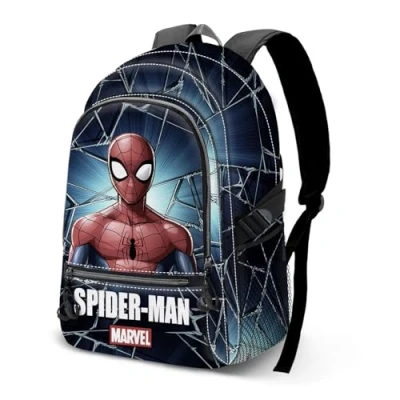 Afbeelding van Karactermania Marvel Spiderman Maximum FIGHT FAN 2.2 Rugzak Backpack met trolley bevestiging Blauw