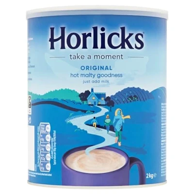 Afbeelding van Horlicks originele moutmelk 2 kg (1 stuk): voeg gewoon melk, de moutdrank toe. Rijk aan calcium, zink, vitamine C, D en B12.