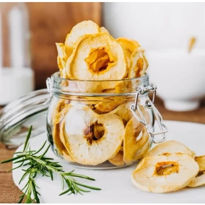 Afbeelding van Pergamo gedroogde appelringen, zwavelvrij, 500 g, 100% natuurlijk suikervrij, zonder additieven, premium appel