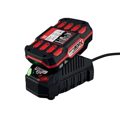 Image de Parkside batterie lithium ion 20 V 2 Ah (PAP B1) et chargeur 60 min (PLG C1) 65 W 2,4 A avec équilibrage cellulaire pour une plus longue durée de vie la meilleure lefespan