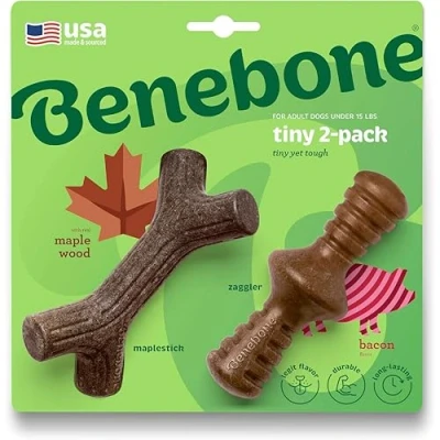 Afbeelding van Benebone Kauwartikelen Maplestick zaggler Tiny Bacon S 655400 174919