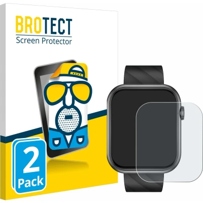 Afbeelding van BROTECT Entspiegelungsfolie Displayschutz Displayschutzfolie Folie Matt, Smartwatch beschermfolie, Zwart