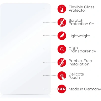 Afbeelding van upscreen Screenprotector voor Segway Ninebot KickScooter MAX G2D Folie Beschermfolie Beschermglas transparant