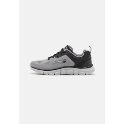 Afbeelding van Skechers Sport Track Sneakers laag grey/black, Heren, Maat: 41, Grey/black Textiel/ synthetisch