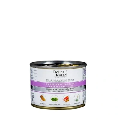 Afbeelding van Natvoer Dolina Noteci Premium Groene bonen Konijnenvlees 185 g