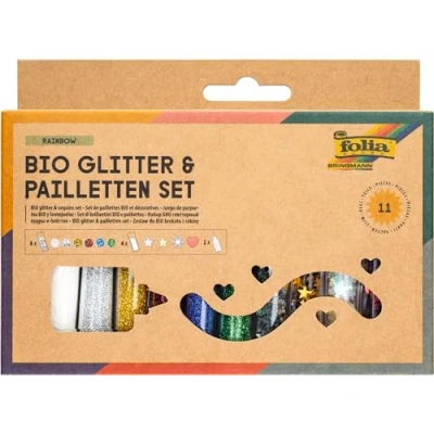 Afbeelding van Folia Bio glitterset &amp; Pailletten set