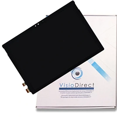 Image de Visiodirect® Ecran complet pour Microsoft Surface Pro 4 1724 12.3&quot; tablette noire vitre tactile + écran LCD