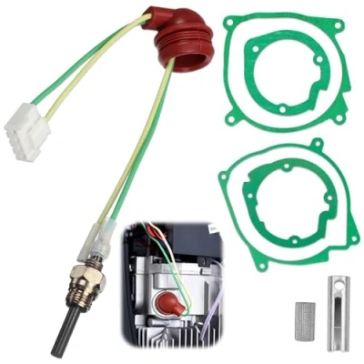 Afbeelding van UQTUKO Diesel gloeibougie, 12 V, 2 kW, 5 8 extra verwarming, keramiek, reparatieset voor parkeerverwarming, auto, boot, vrachtwagen