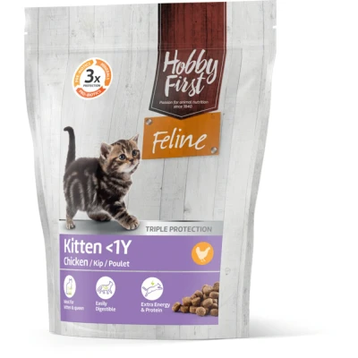Afbeelding van Hobbyfirst Feline Kitten Kip Kattenvoer 800 g