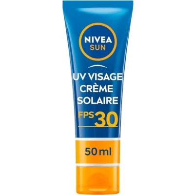 Afbeelding van NIVEA SUN Face Essentials UV zonnebrandcrème SPF 30 (1 x 50 ml), hydraterende zonwering, UVA/UVB voor alle huidtypes