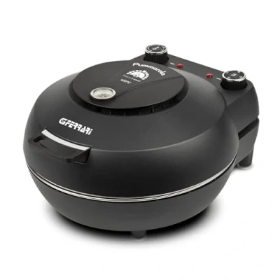 Afbeelding van G3 Ferrari Pummarola pizzaoven van roestvrij staal. de perfectie pizza binnen handbereik Regelbare thermostaat tot 420 C. Vermogen 1200 W. Gewicht: 5,2 kg