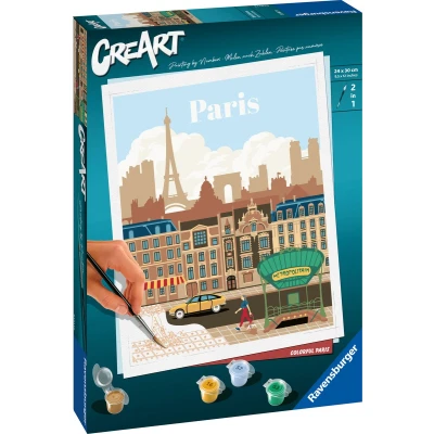 Afbeelding van Ravensburger CreArt Colorful Paris Schilderen op nummer voor volwassenen