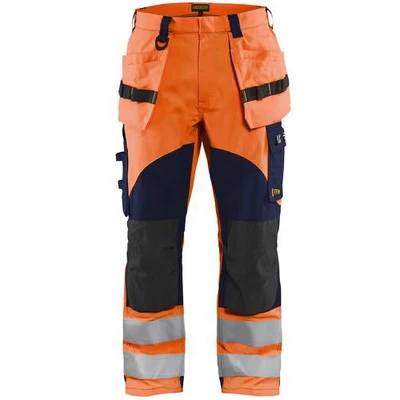 Afbeelding van Blaklader Multinorm inherent werkbroek 1589 1513 High Vis Oranje/Marineblauw C52