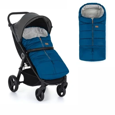 Afbeelding van PETITE&amp;MARS Footmuff Jibot 3in1 Ocean Blue