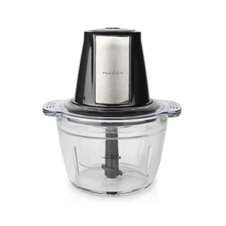 Afbeelding van Mini hakmolen Nedis 1 liter (500W, Glas)