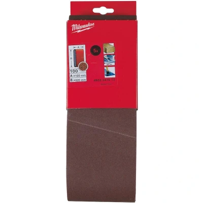 Image de MILWAUKEE 4932341613 bande abrasive 620 x 100 mm, grain (5 pcs)