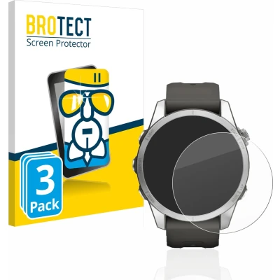 Afbeelding van BROTECT AirGlass kogelwerende glasfolie, Smartwatch beschermfolie, Transparant