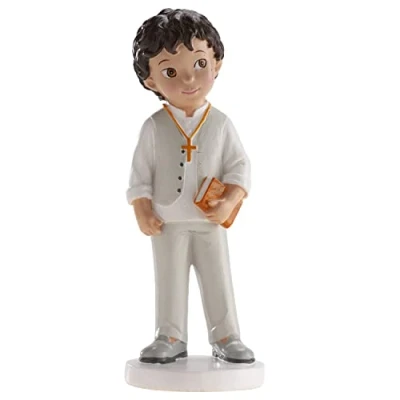 Afbeelding van dekora 315110 Bruno eerste communie taartfiguur, 16,6 cm