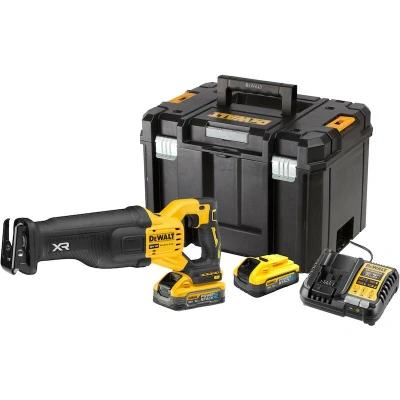 Afbeelding van DEWALT DCS386H2T QW 18V XR Brushless FLEXVOLT Advantage accu reciprozaag in TSTAK (2x 5.0Ah POWERSTACK + lader)