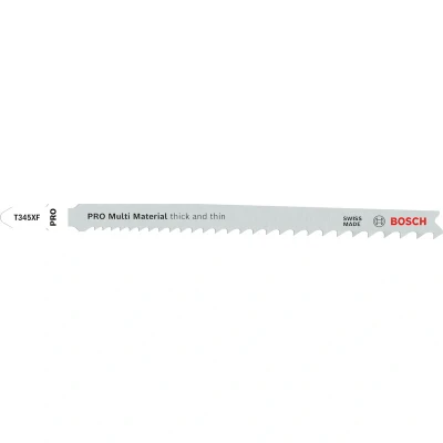 Image de BOSCH 2608634486 Lame de scie sauteuse T 345 XF Progressor pour le bois et métal (100 pcs)