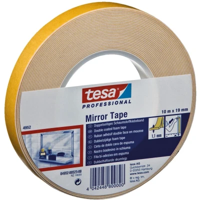 Afbeelding van tesa Mounting PRO Spiegel 66952 00002 00 Montagetape Wit (l x b) 10 m 19 mm 1 stuk(s)