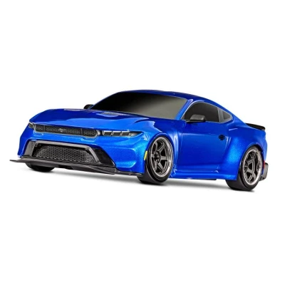 Afbeelding van Traxxas 4 TEC Ford Mustang achter wiel aangedreven Drift auto blauw