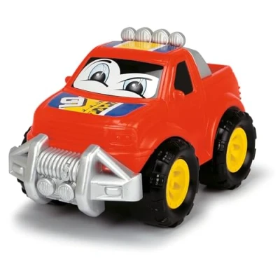 Afbeelding van Dickie Toys Happy Runner, speelauto&#039;s voor kinderen vanaf 1 jaar, off roader, auto&#039;s en SUV&#039;s, speelgoedauto&#039;s, speekselbestendige kleuren, afgeronde randen, 27 cm
