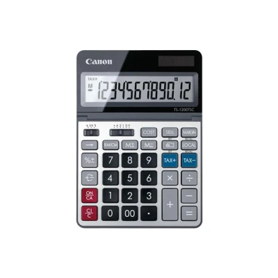 Image de Calculatrice canon ts 1200tsc aluminium