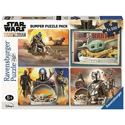 Afbeelding van Ravensburger 05240 Ravensburger, The Mandalorian, 4.100 stuks, Bumper Pack, kinderen, aanbevolen leeftijd 5+, kwaliteitspuzzel, 0, meerkleurig, único