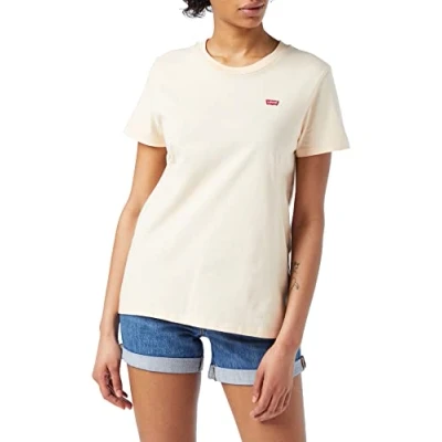 Image de Levi&#039;s Perfect Tee Peach Puree T Shirt Femme, Puree, XXS