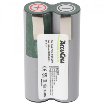 Afbeelding van batterij geschikt voor Bosch Piro PSR 200 Li ion 7,2 7,4 volt 2600 mAh 19,3 Wh
