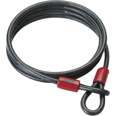 Afbeelding van ABUS Staalkabel diameter 10mm 1000cm zonder slot zwart
