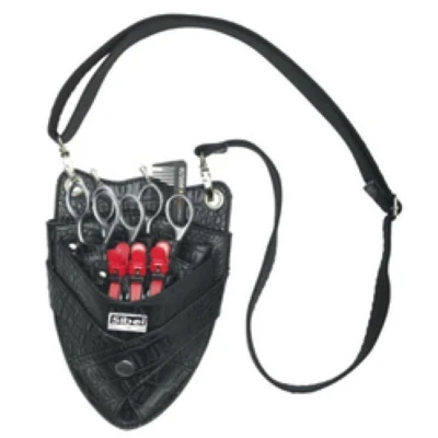 Afbeelding van Sinelco Boy 7 Holster Mat Kroko Zwart Haibu by Kapperskorting.com