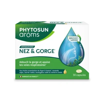 Afbeelding van Phytosun Arôms Aromadoses Neus en Keel 30 Capsules