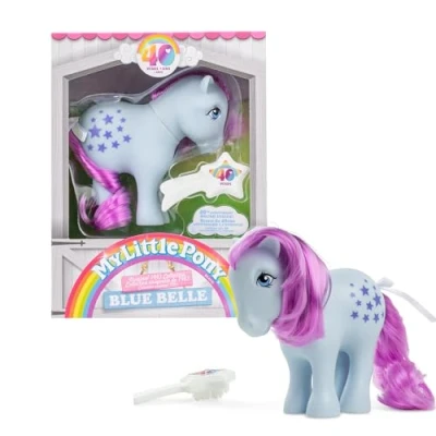 Afbeelding van Basic Fun de originele pony&#039;s voor 40e verjaardag van My Little Pony Bleu Belle
