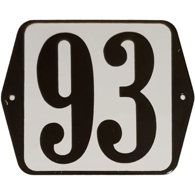 Afbeelding van Huisnummer standaard nummer 93 Warentuin Mix